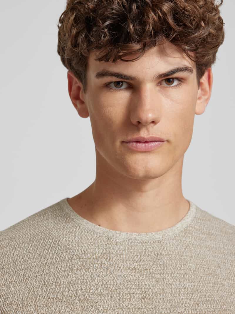 jack & jones Gebreide pullover met ronde hals model 'GEORGE'