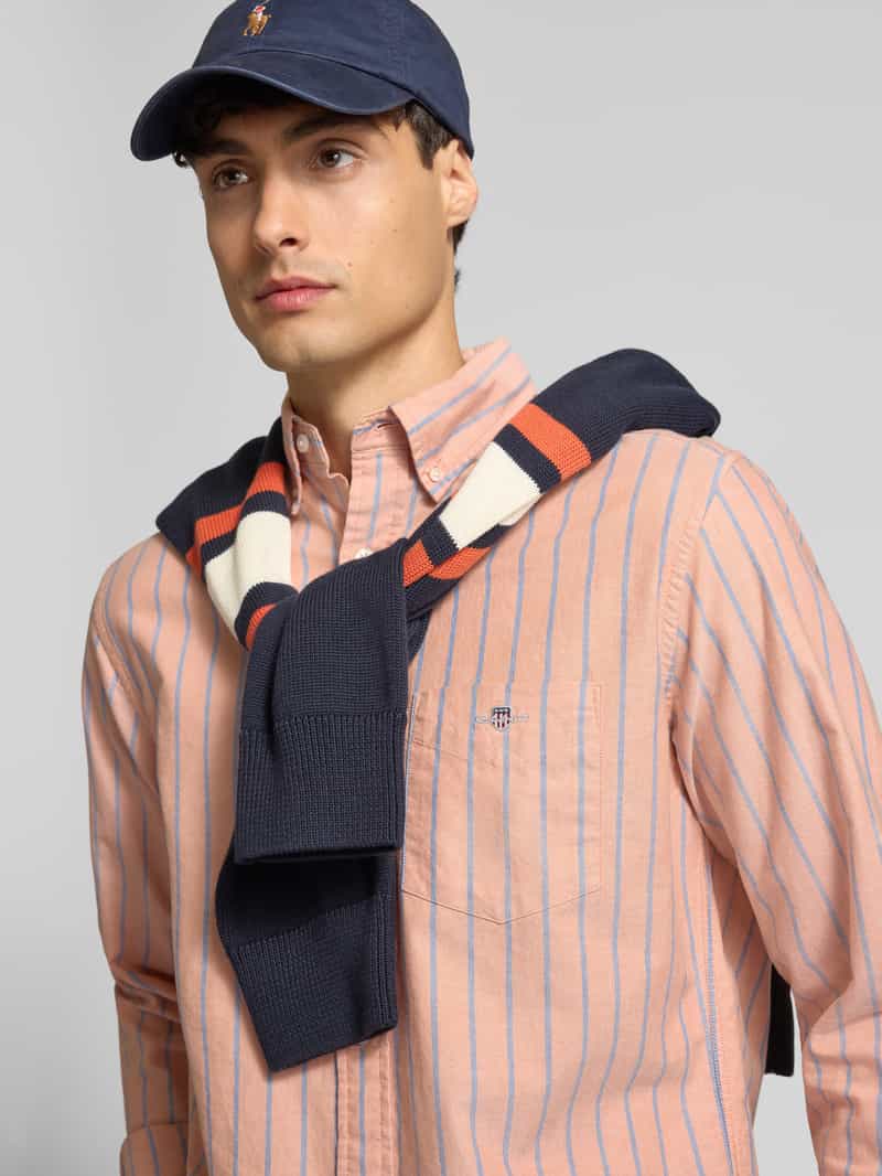 Gant Regular fit vrijetijdsoverhemd met motiefstitching