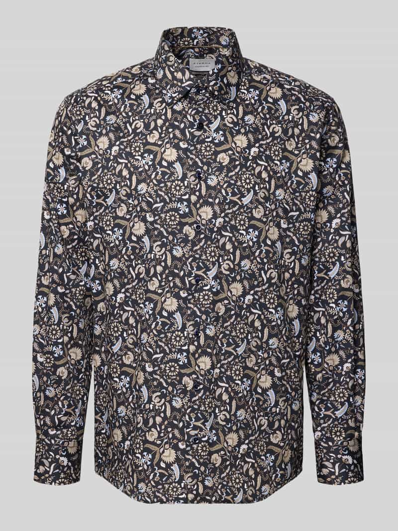 Eterna Comfort fit zakelijk overhemd van katoen met kentkraag