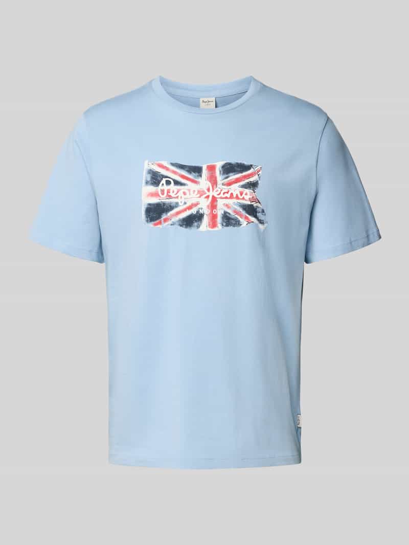 Pepe Jeans Regular fit T-shirt van puur katoen