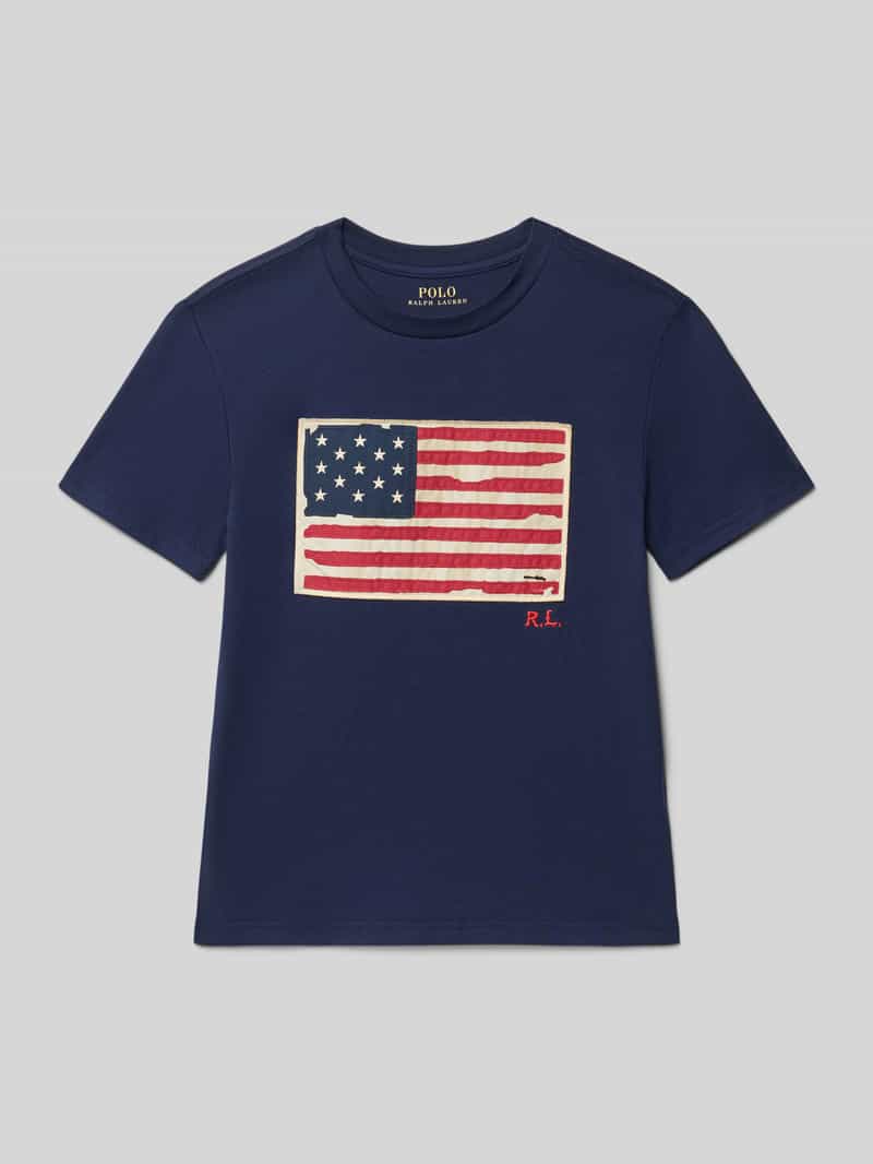 Polo Ralph Lauren Teens T-shirt met labelstitching