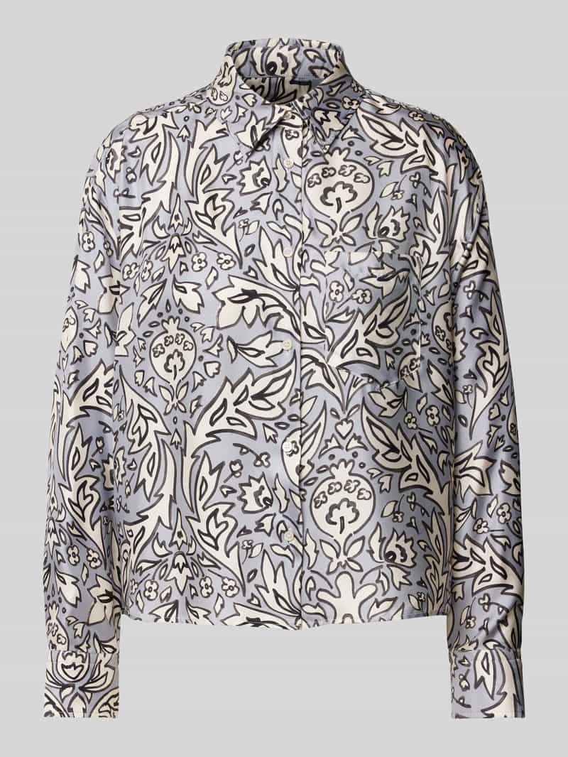 Weekend Max Mara Regular fit zijden blouse met platte kraag model 'ENFASI'