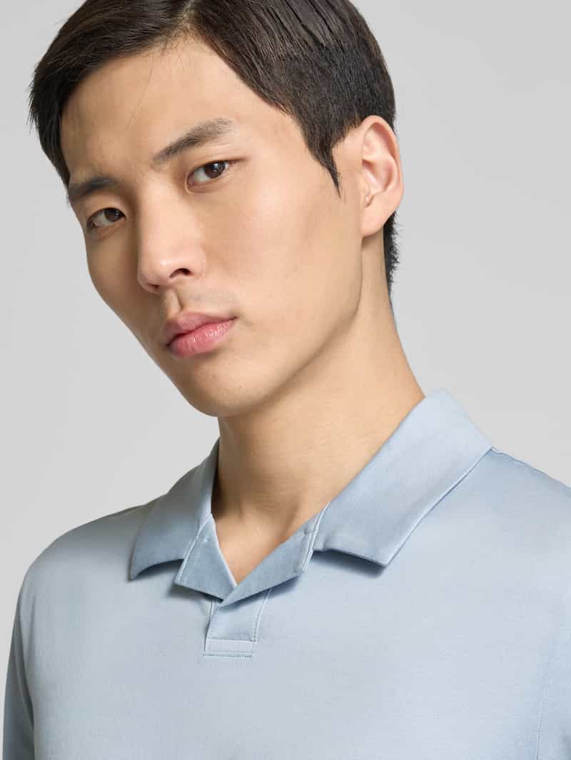 HUGO Poloshirt met V-hals model 'Dimerspolo'