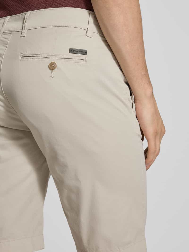 Pierre Cardin Korte regular fit broek met achterzakken model 'Strasbourg'