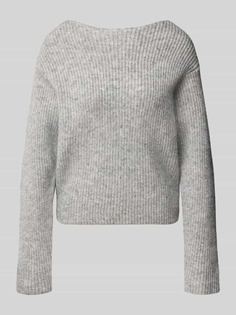 Gebreide pullover met boothals model 'CALLY'