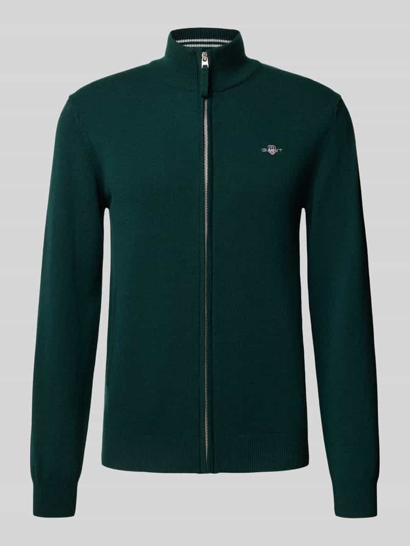 Gant Gebreid jack met ritssluiting