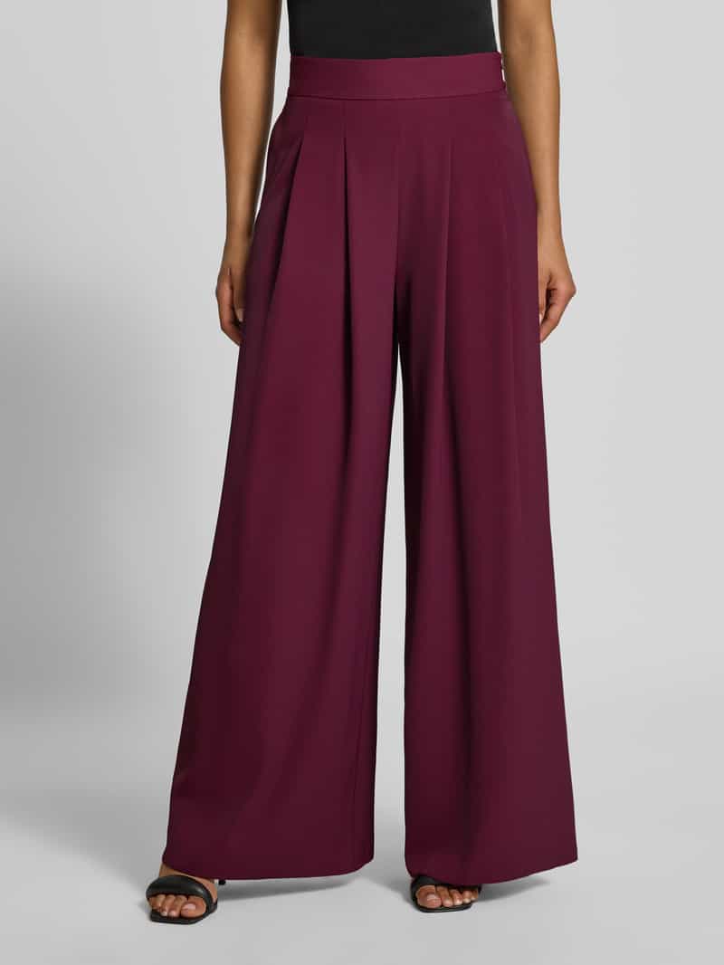 RINASCIMENTO wide leg stoffen broek met ritszakken