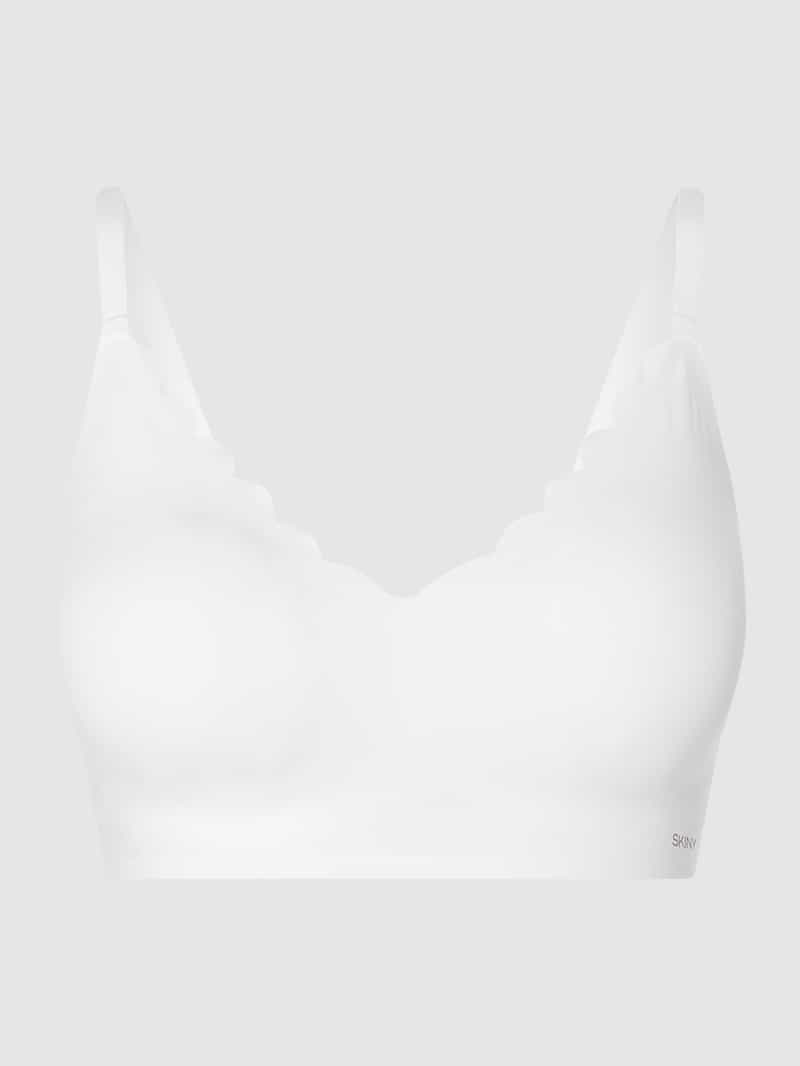 Skiny Bustier Micro Essentials Crop top, uitneembare pads en verstelbare bandjes