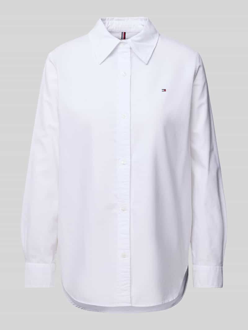Tommy Hilfiger Regular fit overhemdblouse van puur katoen