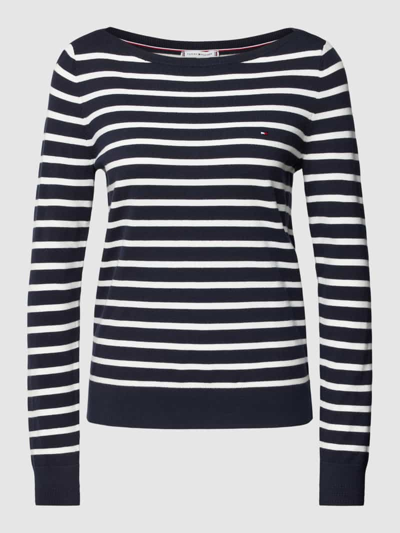 Tommy Hilfiger Gebreide pullover met boothals