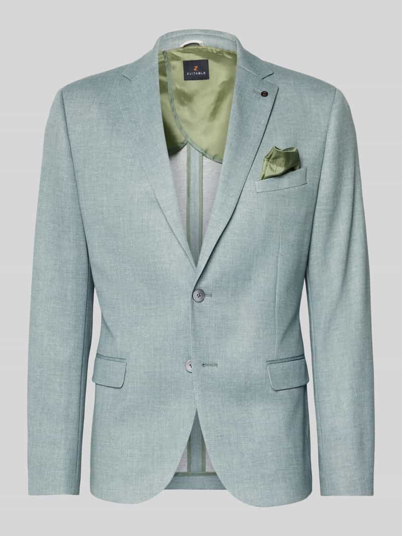 slim fit 2-knoops colbert met klepzakken model 'Nick'