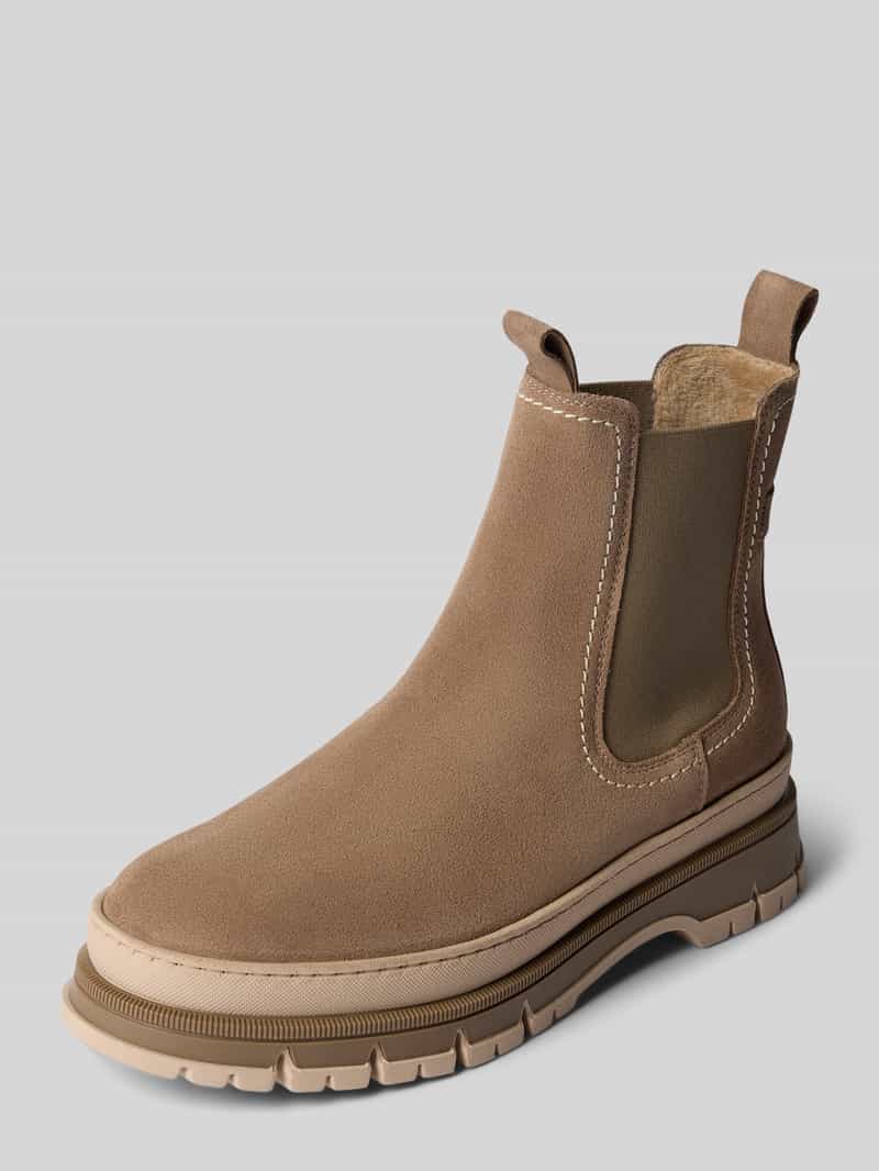 tamaris Chelsea boots van echt runderleer