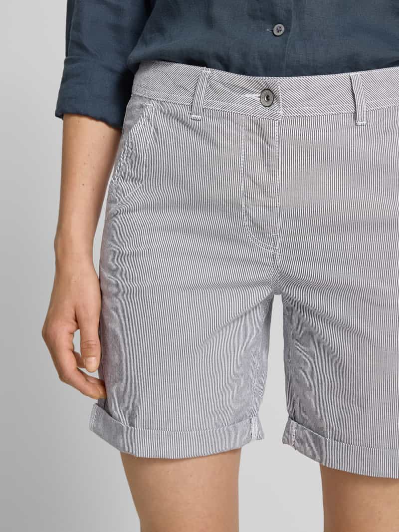 Tom Tailor Regular fit bermuda's van katoenmix