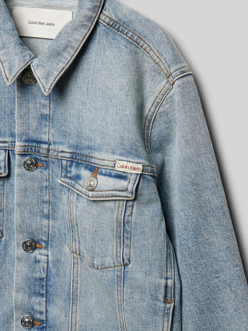 Calvin Klein Jeans Jeansjack met borstzakken model '