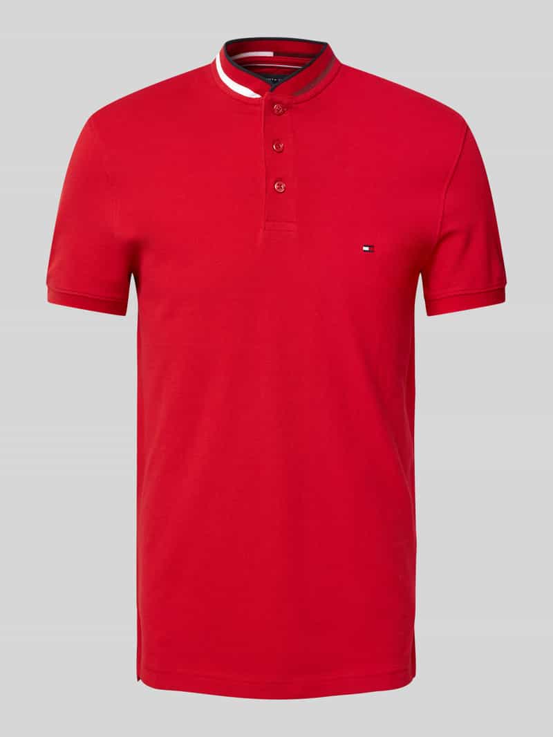 Tommy Hilfiger Slim fit poloshirt met opstaande kraag model 'MAO'