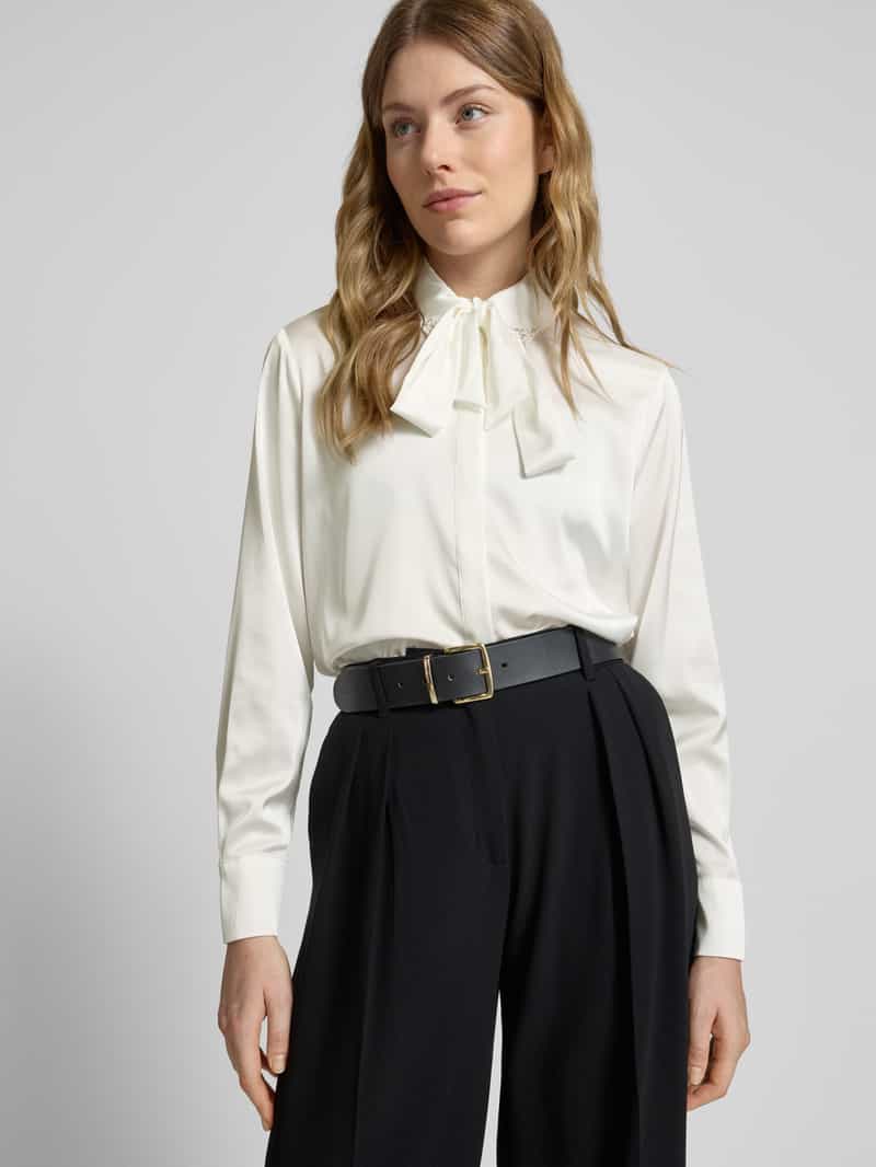 Christian Berg Woman Selection Regular fit strikblouse met blinde knoopsluiting