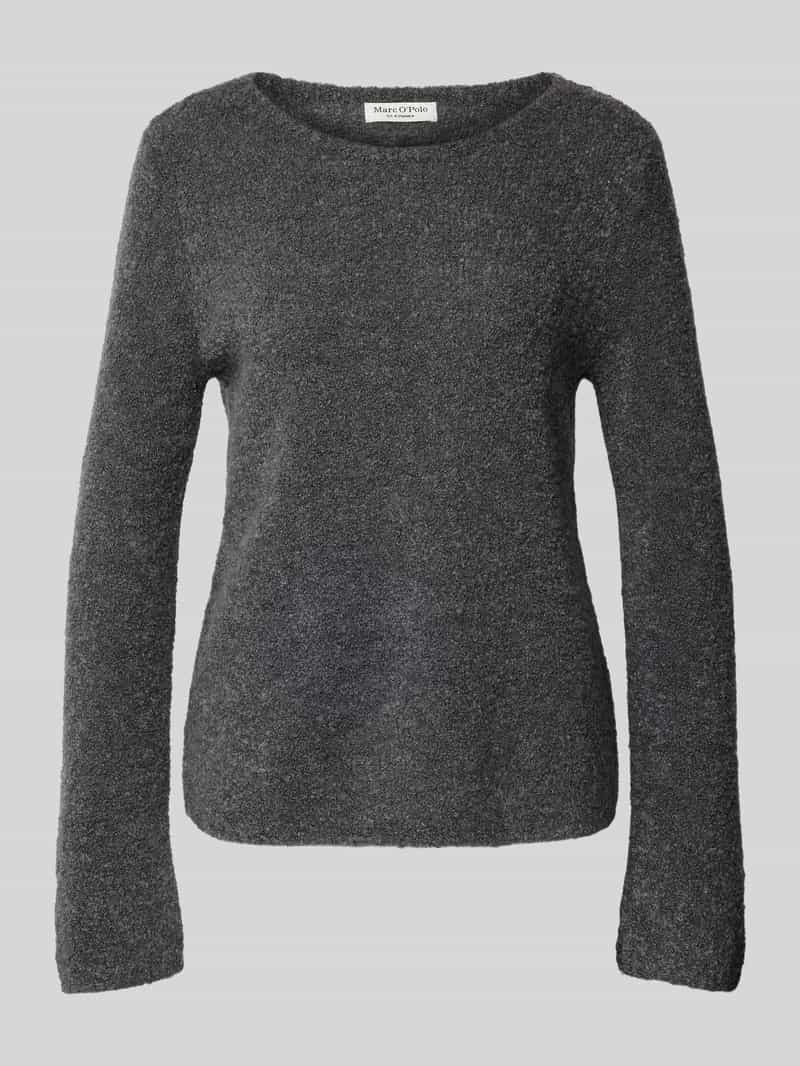Marc O'Polo Regular fit gebreide pullover van scheerwolmix met alpaca