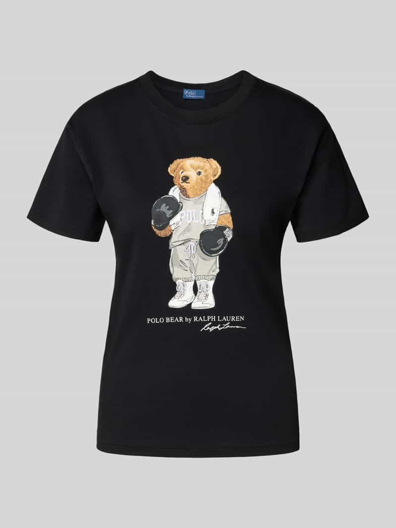 Polo Ralph Lauren T-shirt met motiefprint en ronde hals