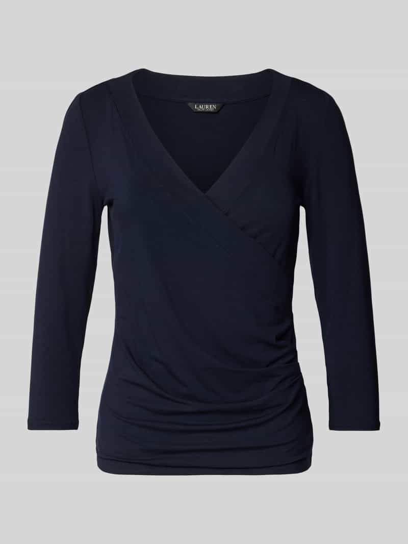 Lauren Ralph Lauren Shirt met lange mouwen in wikkellook model 'ALAYJA'