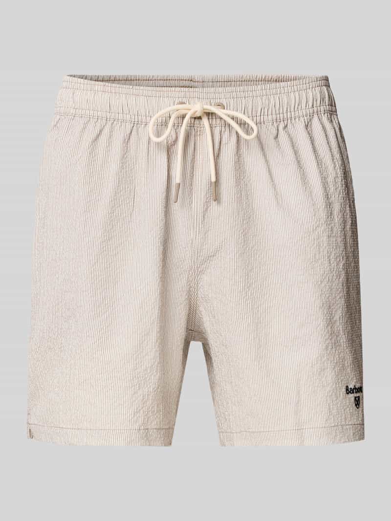 Barbour Korte broek met elastische band en steekzakken