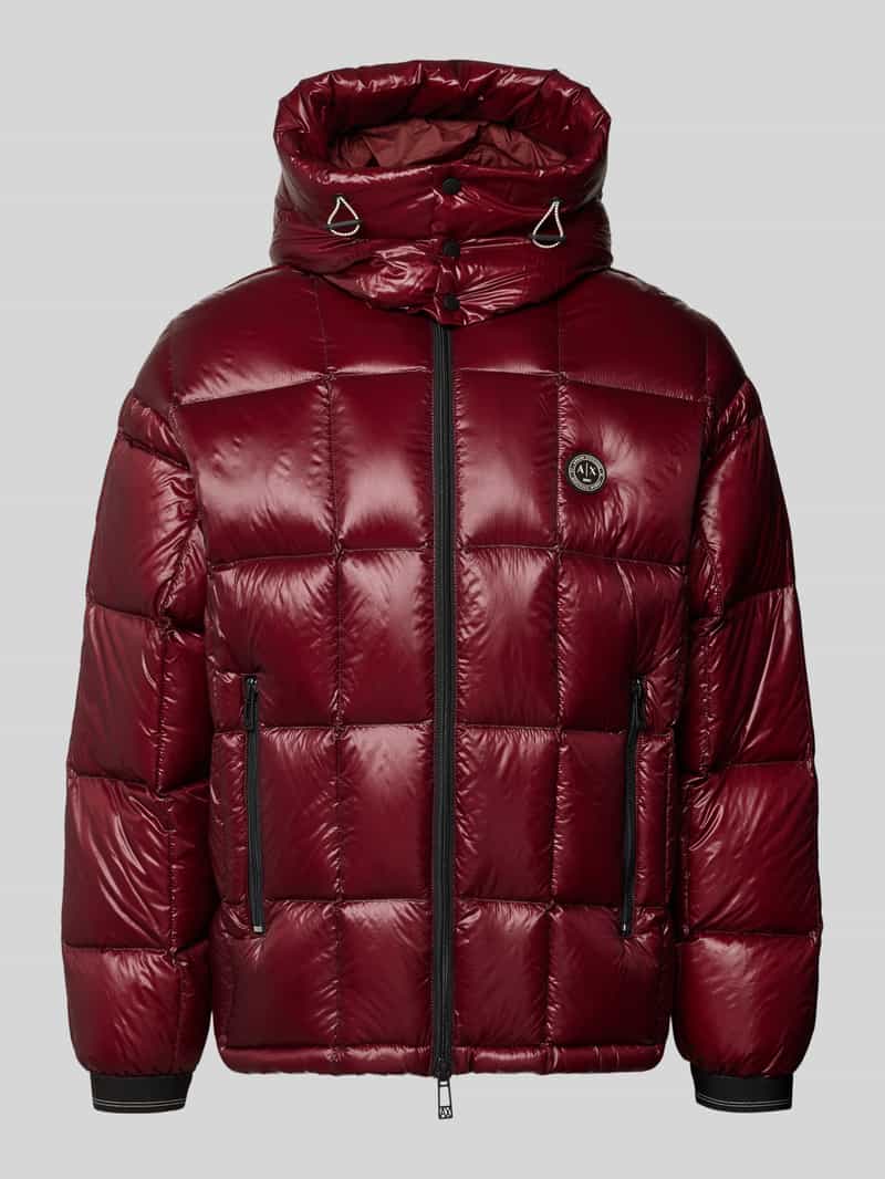 Armani Exchange Gewatteerd jack met tweewegritssluiting