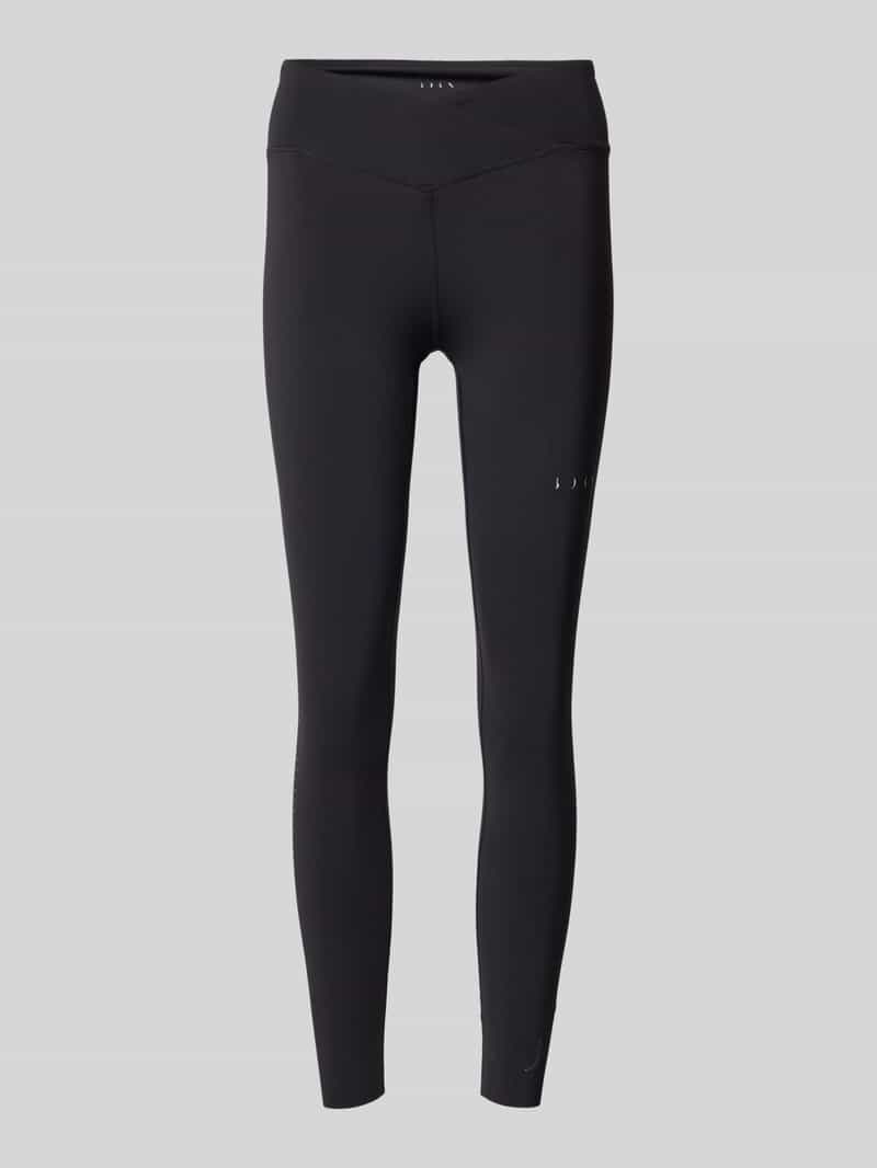 BORN LIVING YOGA Skinny fit legging met labelprint model 'Nara'