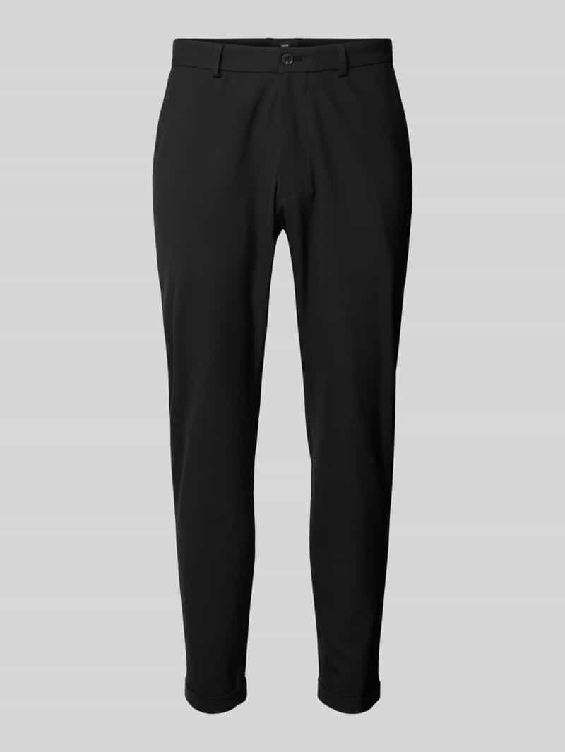 CINQUE Tapered fit stoffen broek met ceintuurlussen, model 'CIBODO'