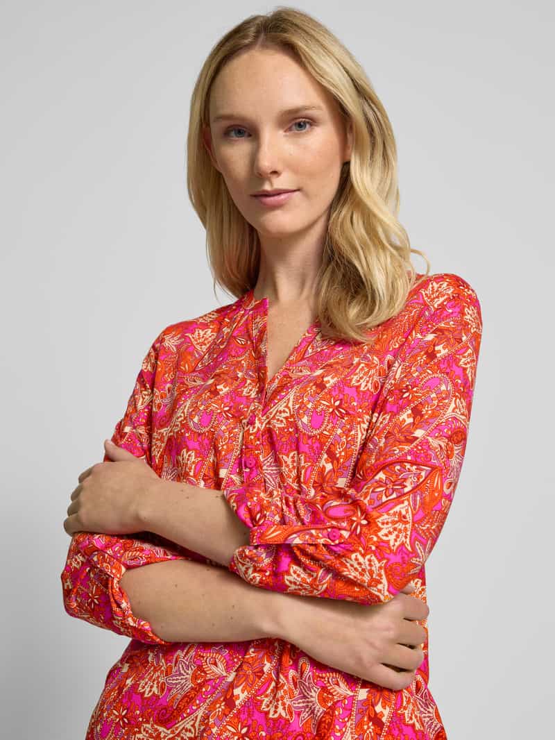 Christian Berg Woman Blouse van viscose met knoopsluiting