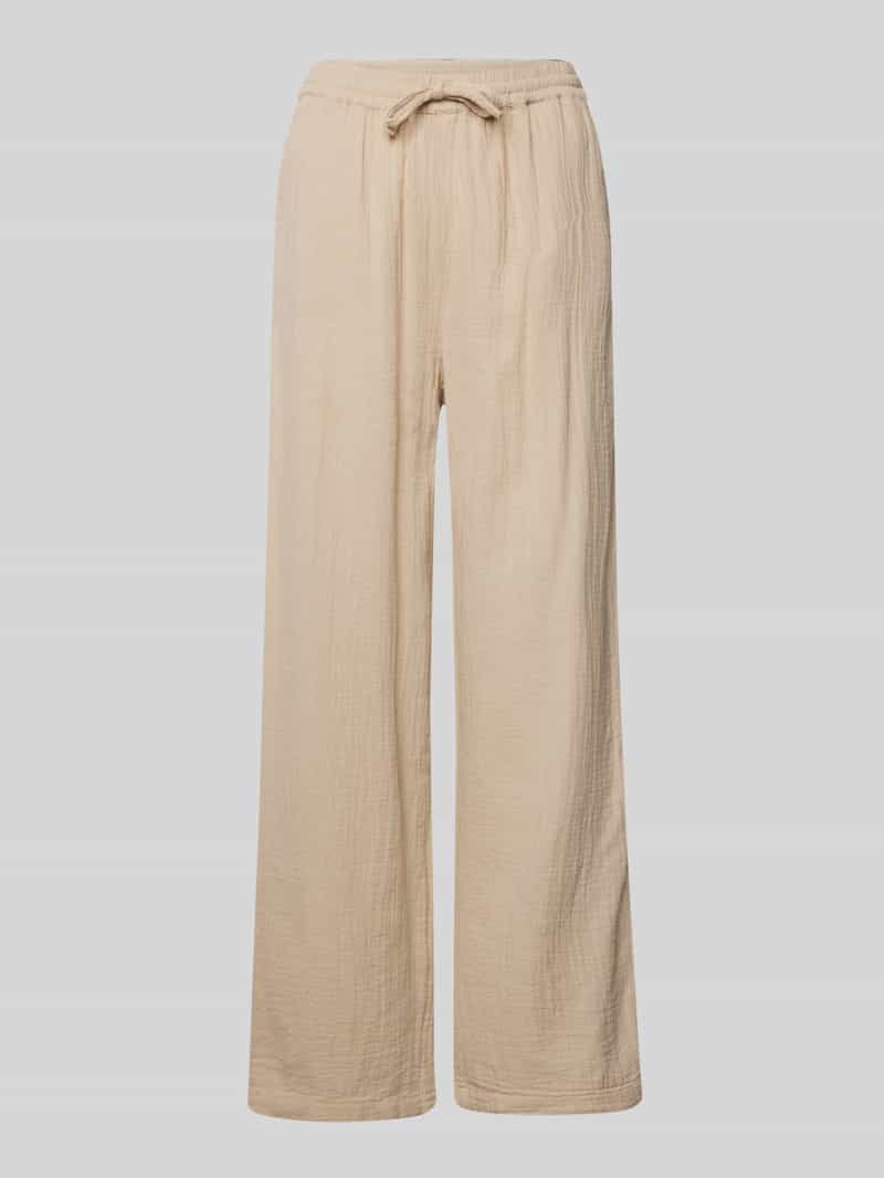 Only Regular fit broek met wijde pijpen model 'THYRA'