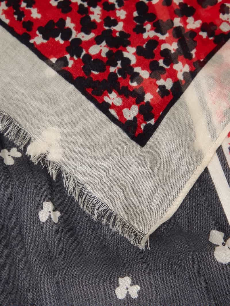 Marc O'Polo Sjaal van mix van modal en katoen