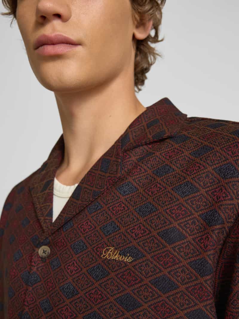 BLKVIS Relaxed fit vrijetijdsoverhemd met labelstitching