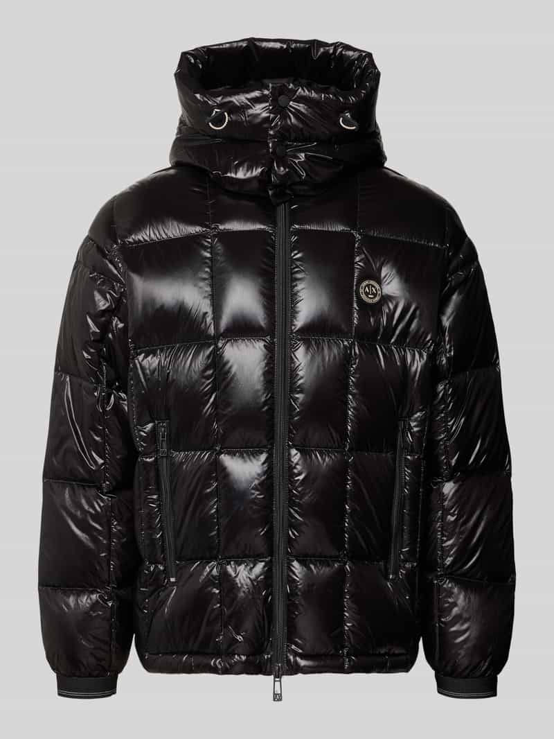 Armani Exchange Gewatteerd jack met tweewegritssluiting