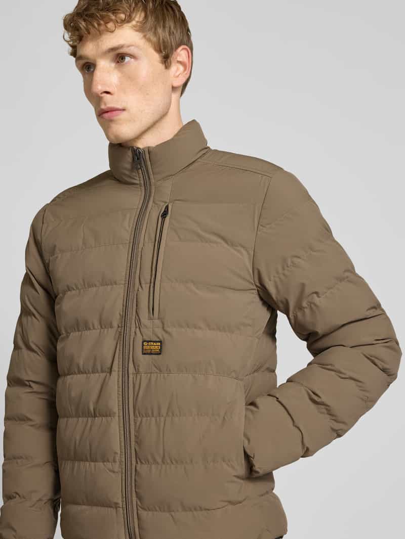 G-Star Raw Gewatteerd jack met labelpatch model 'Foundation