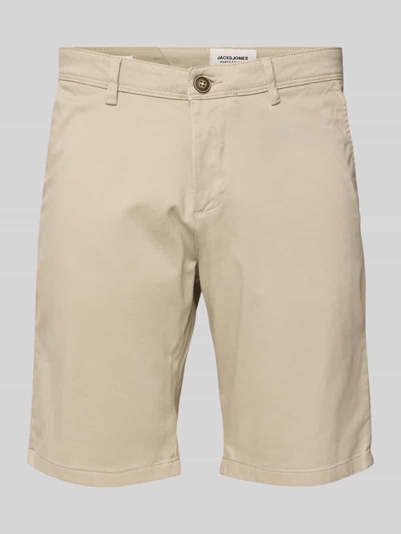 jack & jones Regular fit bermuda met steekzakken model 'IBOWIE'