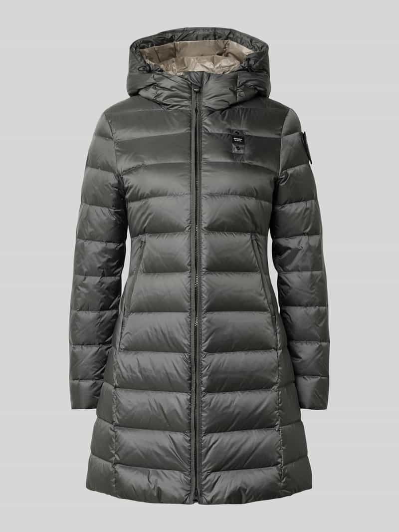 Blauer Usa Lange donsjas met capuchon model 'AGNES'