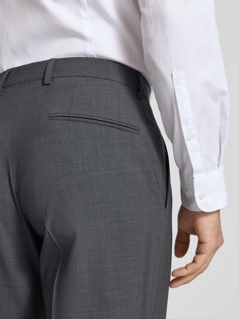 Boss Regular fit pantalon van scheerwolmix model 'H-LEON-MM-C-NF'