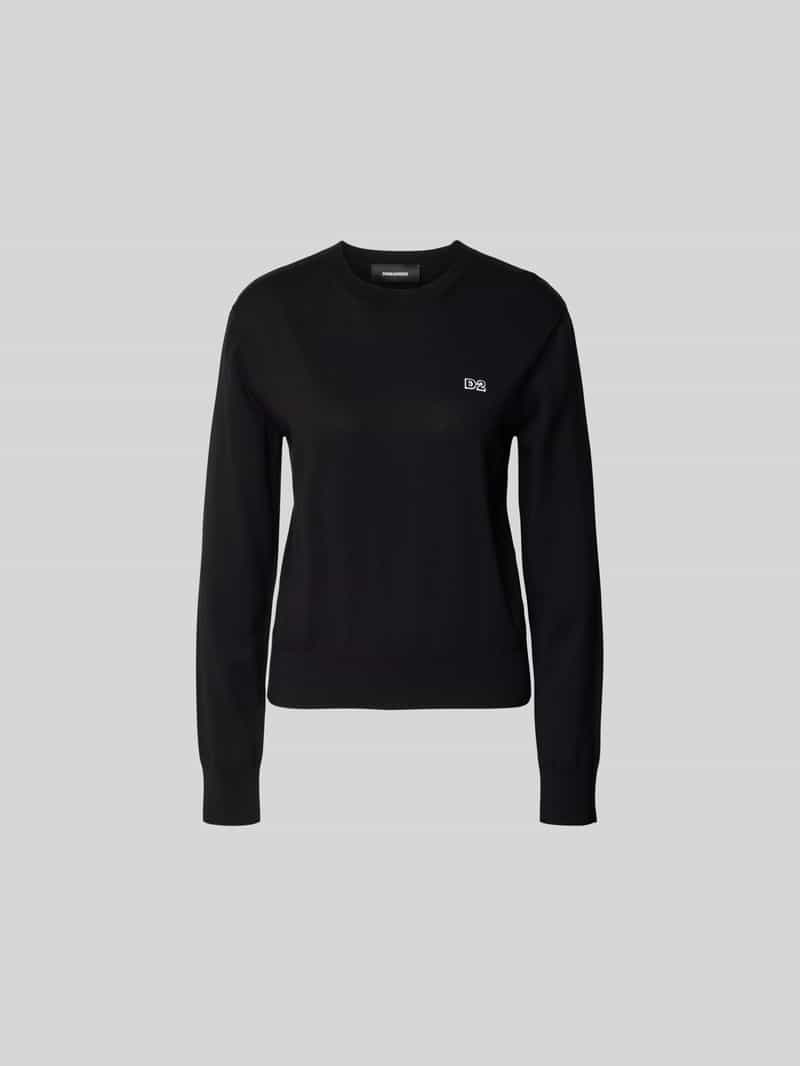 Sweatshirt met labelstitching