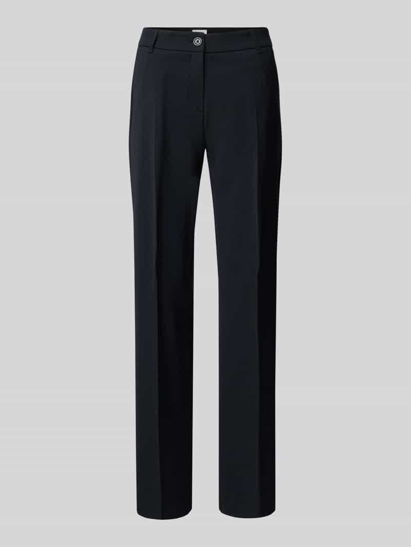 BRAX Straight fit stoffen broek met schapenwol model 'Maron'