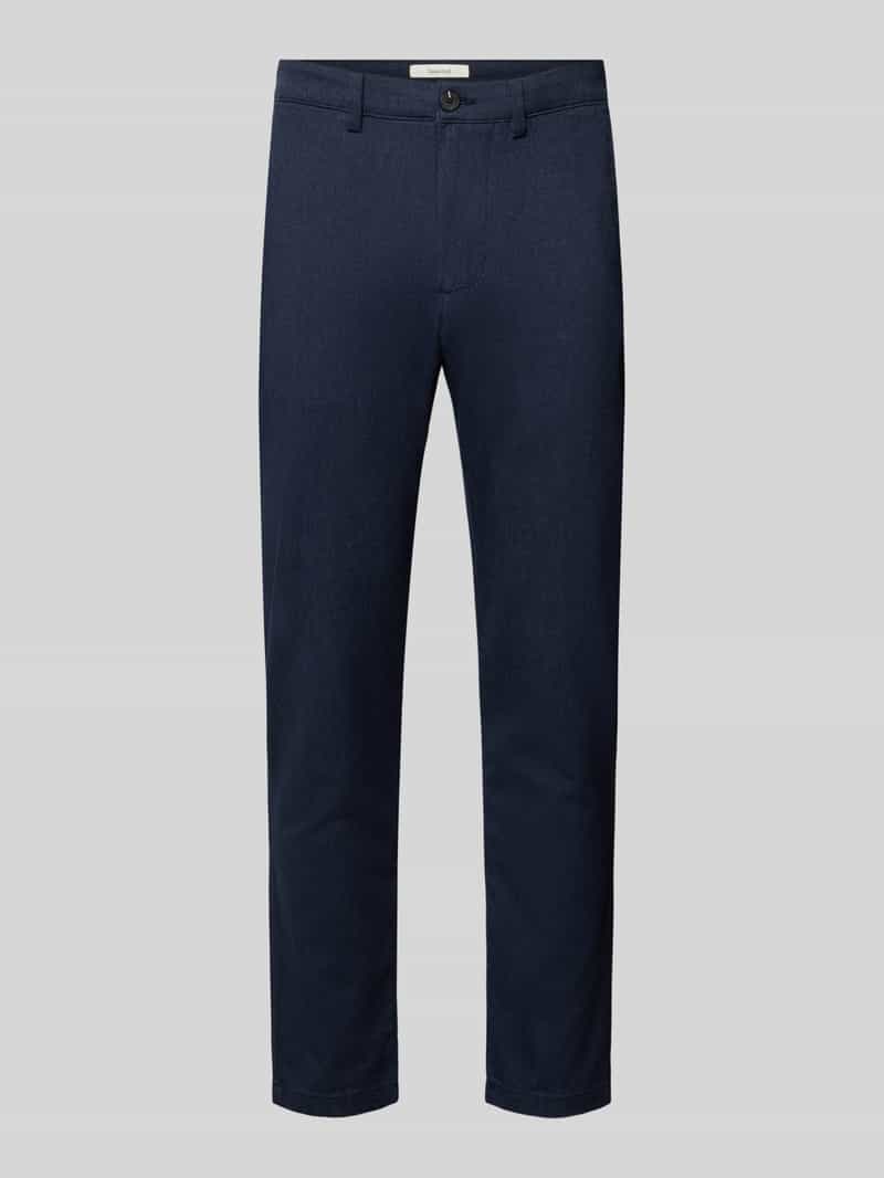 Selected Homme Slim fit stoffen broek in fijn gestructureerd design model 'MILES'