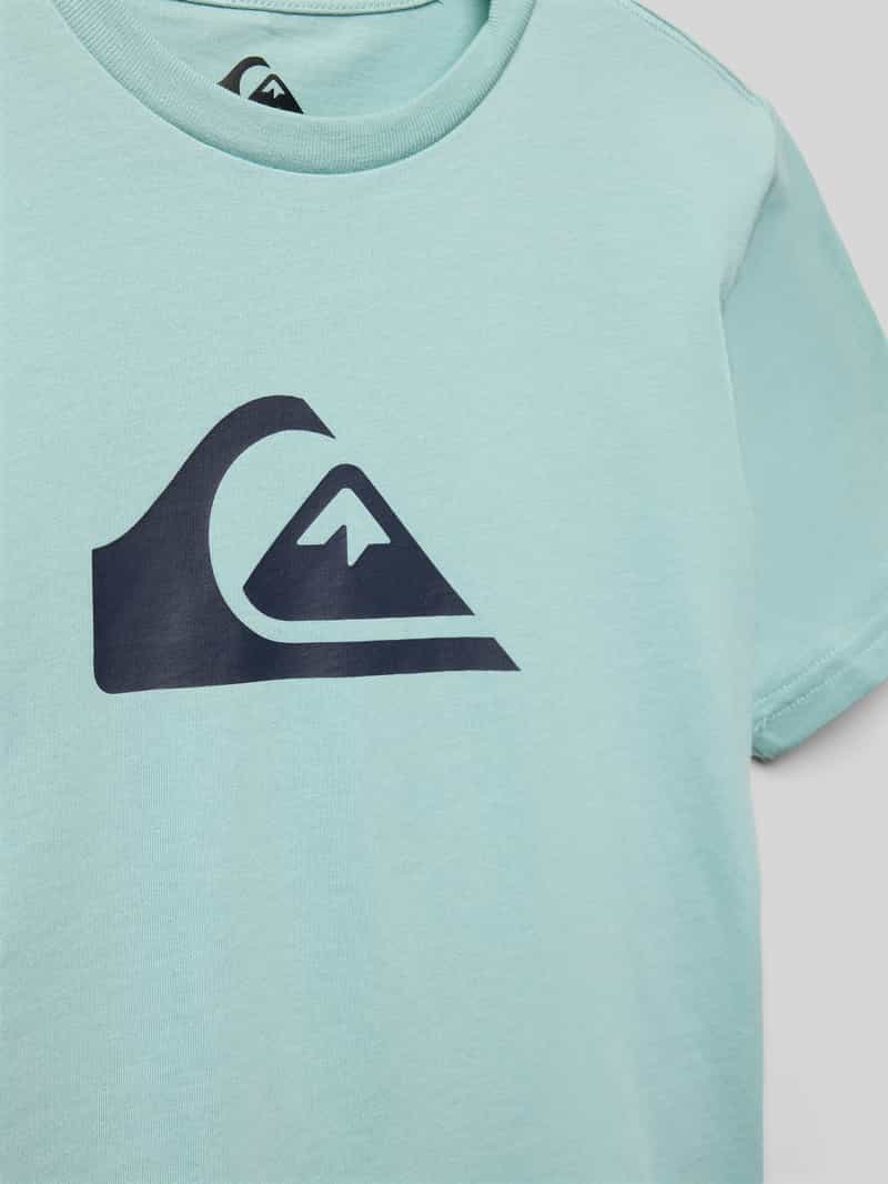 Quiksilver T-shirt met labelprint