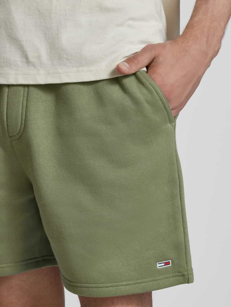 Tommy Jeans Regular fit sweatshorts van katoenmix