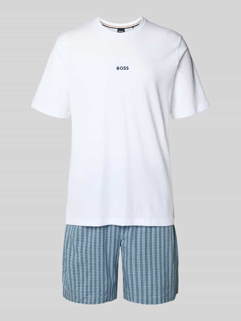 regular fit pyjama van katoenmix model 'CHRIS PATTERN S SET'