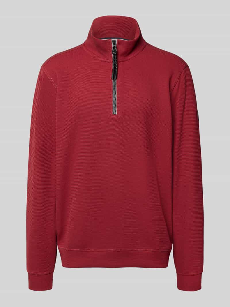 Lerros relaxed fit sweatshirt van katoenmix model 'SELANIK'