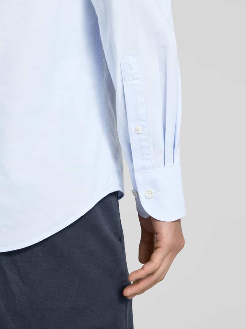 Profuomo Regular fit vrijetijdsoverhemd met kentkraag