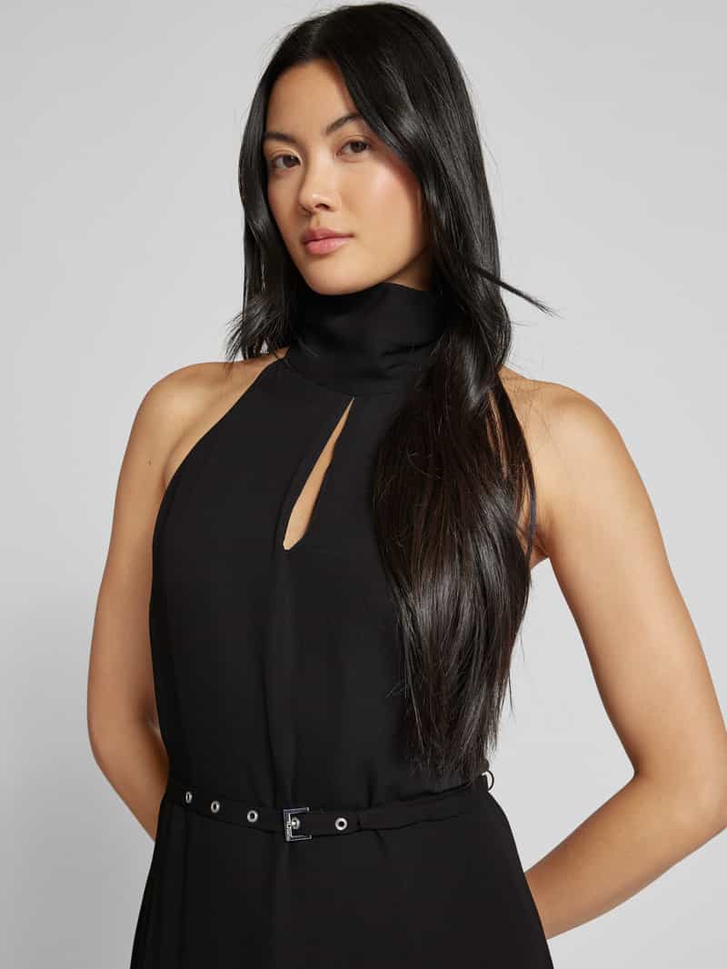 HUGO Knielange jurk met halter model 'Kirele'