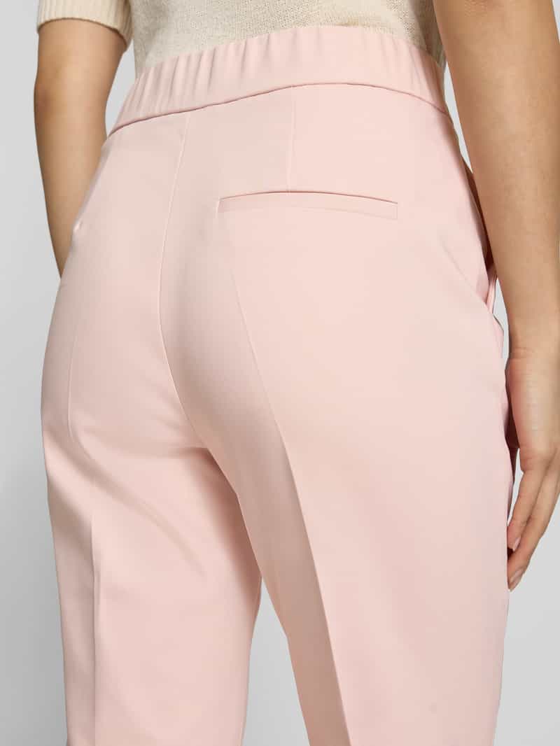 s.Oliver BLACK LABEL Slim fit pantalon van katoenmix