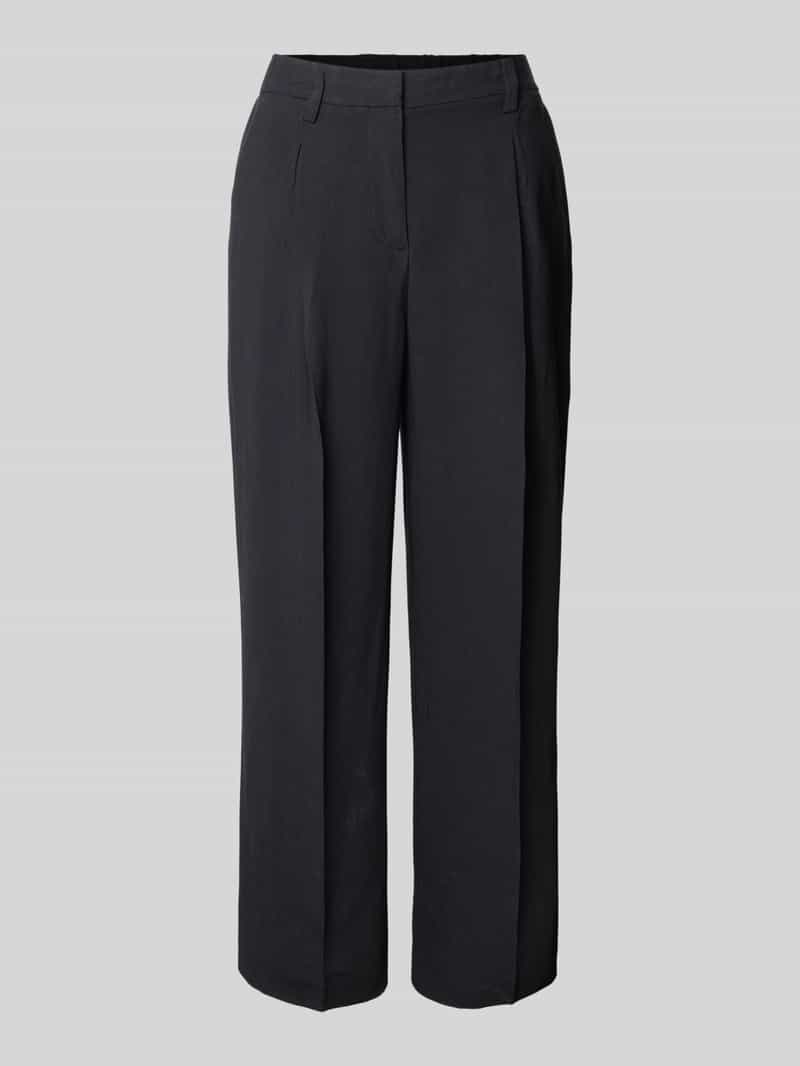 someday Bootcut fit stoffen broek van een mix van viscose en linnen model 'Celino'