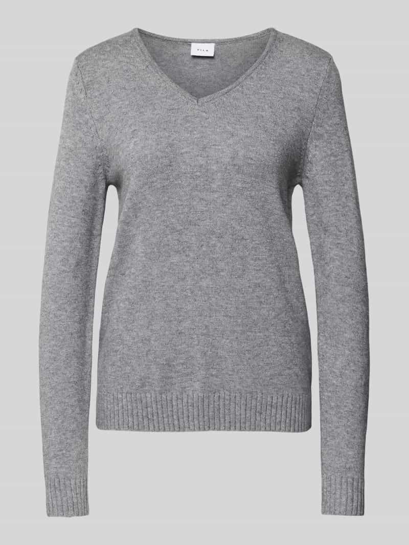 Vila Gebreide pullover met ribboorden model 'RIL'