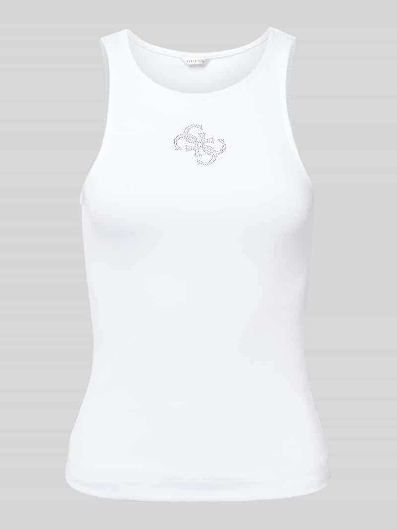Guess Tanktop met labeldetail