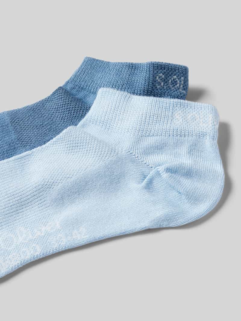 s.Oliver RED LABEL Sneakersokken van viscosemix in een set van 2 paar